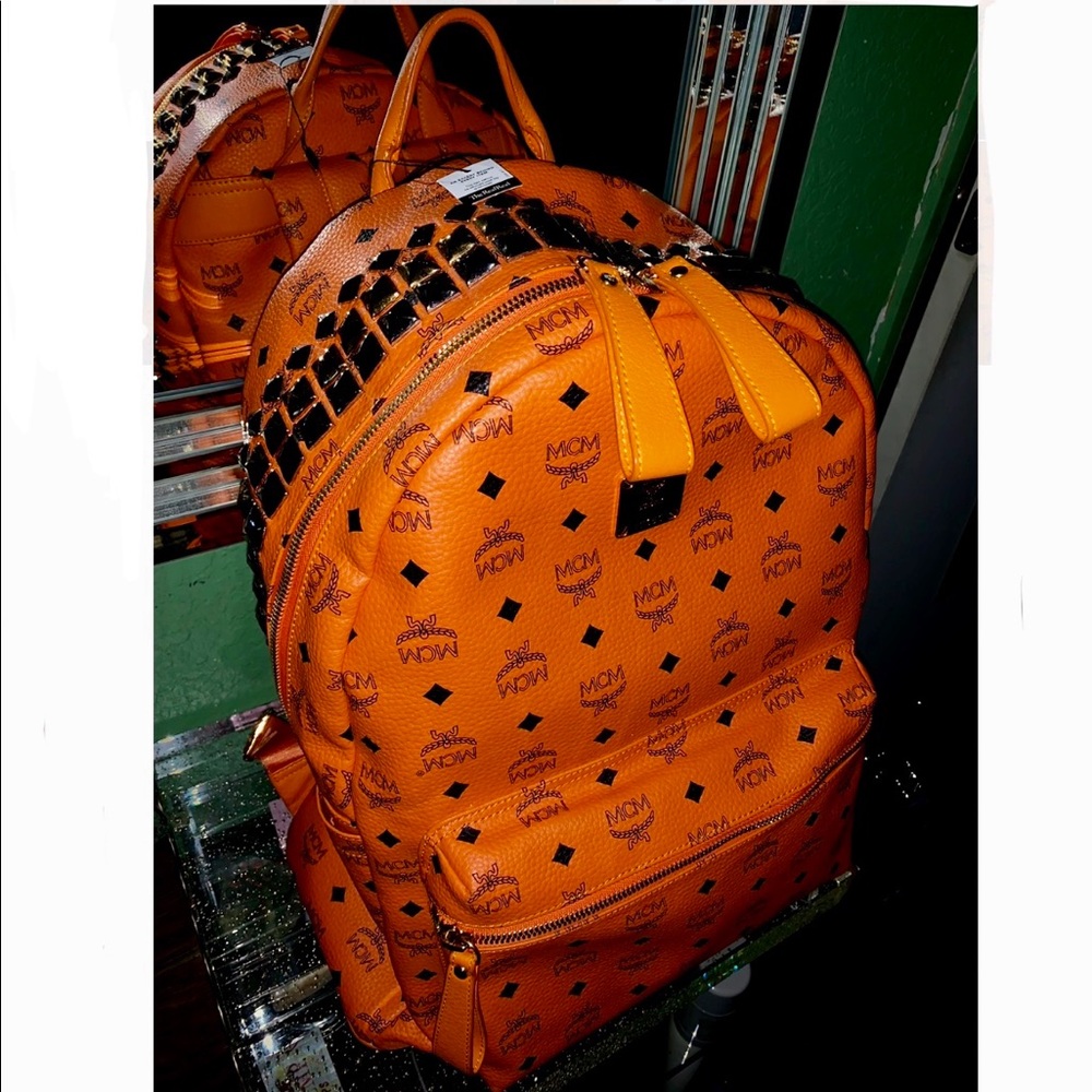 MCM Stark Studded Backpack